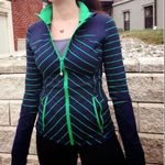 Lululemon  Forme Jacket *Cuffins Slalom Stripe Inkwell size 4‎ Photo 0