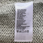 Tommy Bahama NWT  Shimmer Balloon Sleeve White Silver Metallic Wool Blend Sweater Photo 4