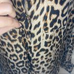 Parker Leopard Print Button Down Blouse w Pocket Photo 7