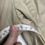 Old Navy Womens Trench Coat M Khaki Button Up Traditional Belted Jacket Classic Photo 7