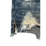 Bullhead Slouchy Jean Shorts Size 9 Frayed Hem Distressed Cutoff High Rise Denim Blue Photo 2
