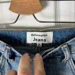 Reformation  Cotton Blue Wash Daria Ultra High Rise Denim Maxi Skirt Merritt 26 Photo 8