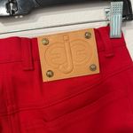 Escada Red Straight Leg Jeans 34/XS Photo 6