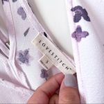 Lovestitch  Light Purple Floral Tank Strappy V Neck Small Photo 3