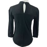 Free People Linen Embroidered Primrose Tee in Black Small Witchy WhimsyGoth Photo 6