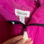 Oleg Cassini Magenta vintage Barbie  100% silk large Jacket Photo 1