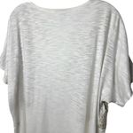 J. Jill White and Tan Embroidered Bohemian Milk Maid Renaissance Blouse XL Photo 5