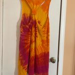 Beach cabana laser cut spiral Vibrant Tie Photo 1