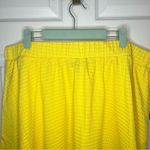 Modcloth  Winner's Circle Skater Skirt Textured Mini Skirt Yellow ALine 1X NWT Photo 6