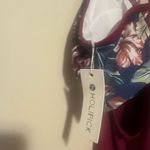 Holipick Elegant Purple Floral Women's Swim One Piece Size L Photo 7