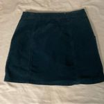Altar'd State Altar’d State Dark Teal Corduroy Mini Skirt S Boho Fall Preppy Classic Academia Photo 3