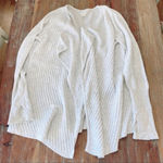 Sigrid Olsen  XL Oatmeal Sweater Cardigan with Thumbholes Photo 0