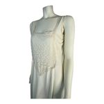Vintage 1960's handmade cream lace slip size medium Photo 9