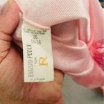 Emilio Pucci Modern Vintage Lingerie  French lace embroidered pink body suit lrg Photo 4