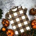 LuLaRoe New Womens Fall Fallelujah Plaid Liv Graphic Tee Shirt - Sz XXS Photo 2