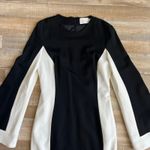 Misha Colorblock Longsleeve Dress Size 8 Black Photo 1