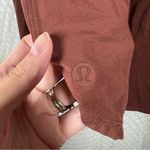 Lululemon Brown Long Sleeve Flowy Scoop Neck Top Photo 3