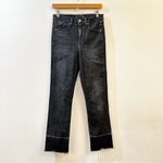 Veronica Beard Women's Ryleigh Slim Straight High Rise Jeans Washed Onyx Size 28 Photo 2