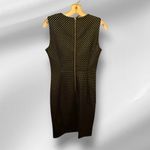 Calvin Klein  Black Polka Dot Dress Photo 4