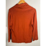 Kate Hill Women's Cardigan Orange Tan Button Front Size M Cashmere blends Photo 6