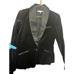 CAbi  Velvet Satin Dinner Jacket Blazer Womens 8 NYE Party Gala Black Photo 2