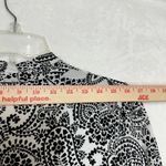 Charter Club  Petite Small Whimsy Paisley Dramatic Top 3/4 Funky V-Neck Oversized Photo 8