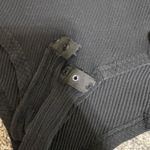 Romwe Black Asymmetrical Long Sleeve Bodysuit Photo 4