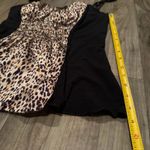 Vintage retro y2k cheetah leopard print babydoll ruched top Black Size M Photo 2