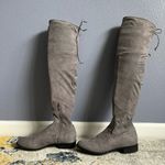 Guess Grey Somers OTK Suede Boots Photo 0