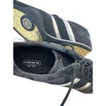 Coach Size 6 Jayme Sneakers Black Monogram Lace-Up Casual Shoes Photo 7