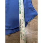 EXPRESS The Portofino Shirt Blue Button Front Size Small Lightweight Polyester Photo 8