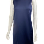 Cynthia Rowley Navy Blue Scuba Gem Embellished Sheath Dress Sz2 Photo 0