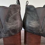 BC Footwear |Gray Vegan Leather Pointy Toe Heeled Booties sz 8.5 Photo 6