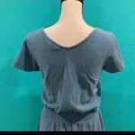 Synergy organic clothing blue polka dot dress in size small Photo 4