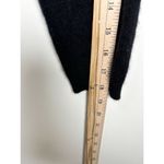 Talbots  Women 100% Cashmere Sweater Crewneck Size‎ Medium Black Preppy Holiday Photo 5