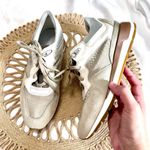 Geox Grey Snakeskin Silver Metallic Low Photo 0