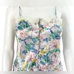 Victoria's Secret Vintage Victoria’s Secret gold label, 90s floral lace trimmed romper; size S Photo 2