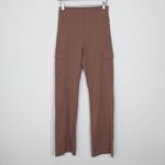 Athleta  Delancey Straight Cargo Pant Womens XS Brown High Rise Trousers Stretch Photo 1