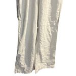 Hollister  Adjustable-rise pull-on baggy Linen Blend Cream pants Small #761 Photo 9