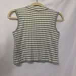 St. John  Sport Cropped Ribbed Sleeveless Sweater Womens S Preppy Striped Luxury Photo 7
