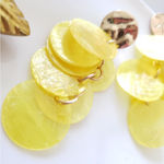 ZARA New!  Natural Shell Earrings Photo 7