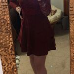 Dillard's Red One Shouldered Cocktail Dress Photo 1