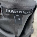 Eileen Fisher Silk Habutai Beaded Floating Squares Grey Luxe Tunic Tank Size M Photo 6