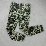 Anthropologie Pilcro Floral Camouflage High Rise Skinny Corduroy Pants Green 26P Photo 13