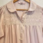 Oscar de la Renta Pink Label Med Pale Pink Nightgown Demure Early 2000s Granny Photo 2