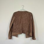 Lysse  Brown leathered/ textured jacket Photo 3