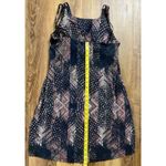 Kyodan‎ Outdoor Leaf Print Mini Dress, Women's Size L Navy Bra Built In Pockets Black Size L Photo 4