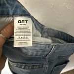 OAT New York Jeans Womens Size 10/30‎ Light Wash Denim Cropped Raw Hem Blue Photo 10