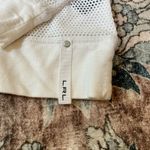 Ralph Lauren LRL Sweater Womens Large White Pullover Hoodie Thermal Waffle Knit Photo 4