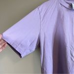 Adidas ✨  Light Purple Embroidered Shirt Medium Photo 2